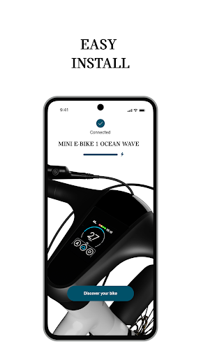 Android application MINI E-Bike screenshort