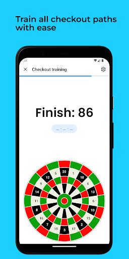 Android application DartZone - Checkout Training screenshort