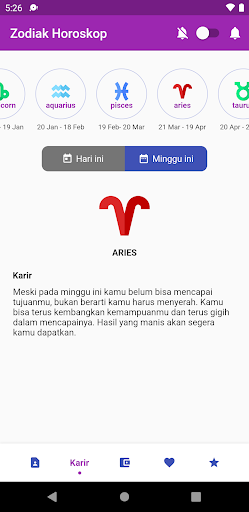Zodiak Horoskop RamalanBintang Screen 2