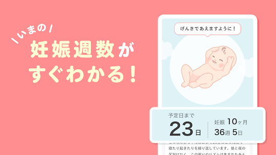 ママデイズ妊娠-出産に役立ち赤ちゃんの様子がわかる妊婦アプリ