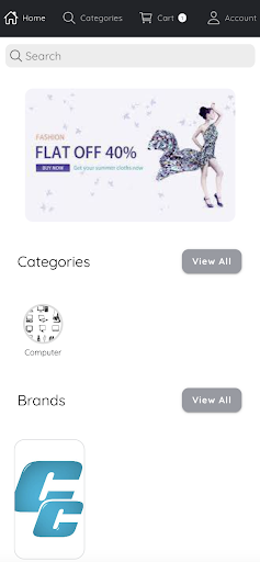 Android application Dee Fashion screenshort