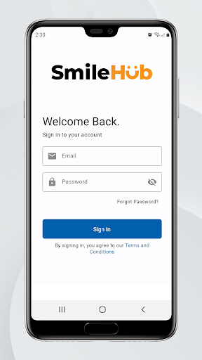 Android application SmileHub App screenshort