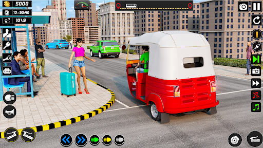 Rickshaw Driving Tourist Game Screen 2