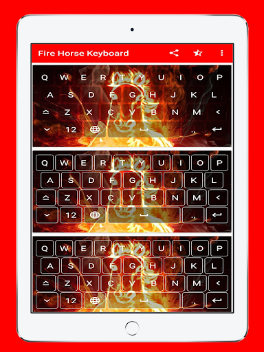 Fire Horse Keyboard Theme