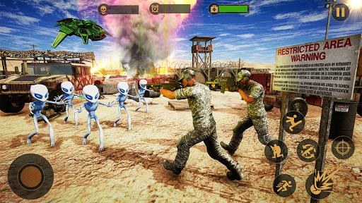 Area 51 Alien Shooter Games Screen 3