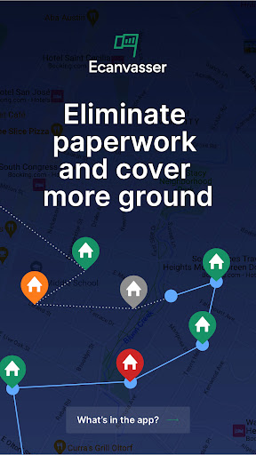 Android application Walk - Ecanvasser screenshort