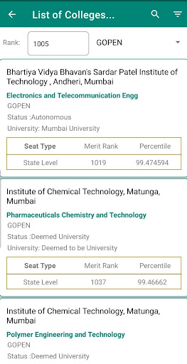 MHTCET CutOff 2019-20
