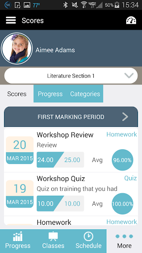 StudentPlus Screen 2
