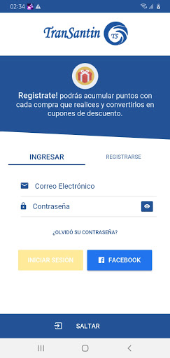 Android application Transantin Oficial screenshort