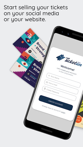 Android application Ticketiin - Ticketing System screenshort