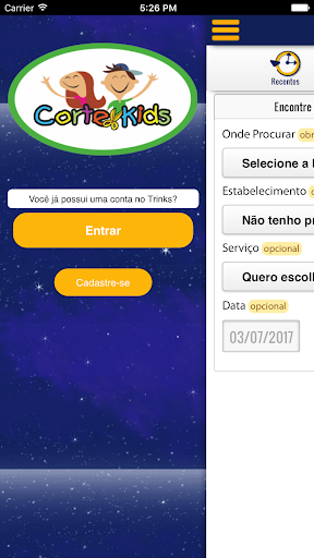 Android application Corte Kids screenshort