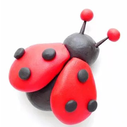 Icon image Plasticine ladybug. Ideas