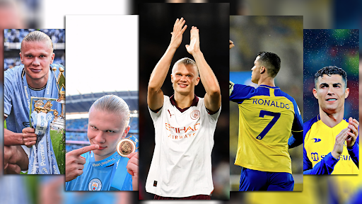 Haaland Ronaldo Wallpapers 4K