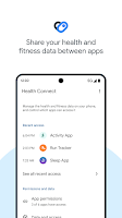 screenshot of Health Connect (Beta)