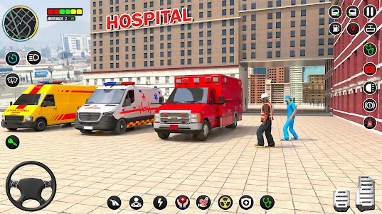 เกมจำลองรถพยาบาลในเมือง