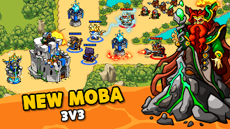 Game screenshot Rushlands – epic MOBA war mod apk