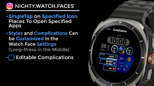 Night 77 - watch face screenshot 16