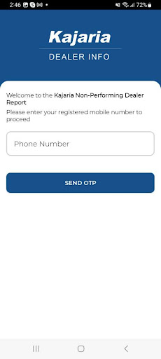 Android application Kajaria Dealer Info screenshort