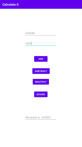 Calculate it Screen 2