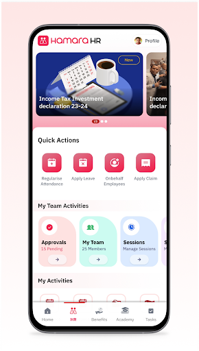 Hamara HR (WorQ) Screenshot 3 - AppWisp.com