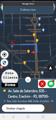 Android application Frota 47 - Motorista screenshort