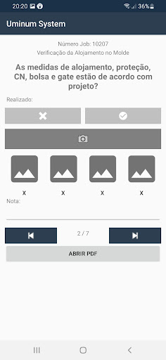 Android application AppUminumV2 screenshort