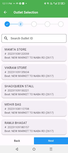 Android application RETTRAC screenshort