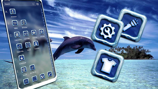 Fantasy Dolphin Launcher Theme