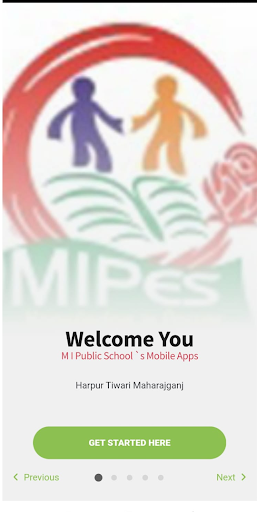 Android application M I Public School screenshort