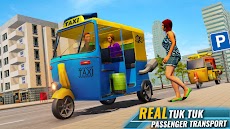 Flying Tuk Tuk Taxi Simulator: Free Driving Gamesのおすすめ画像1