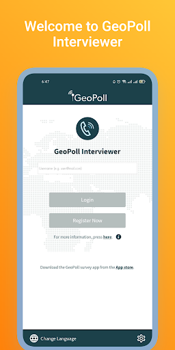 Android application GeoPoll Interviewer screenshort
