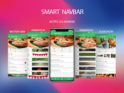 Smart navigation bar - navbar Screenshot