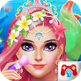 Mermaid Salon Makeover Fun icon