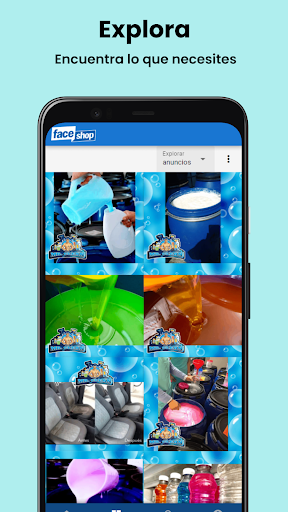 Android application FaceShop screenshort