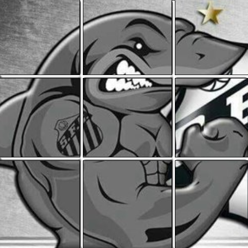 Slide Puzzle Santos Soccer logo