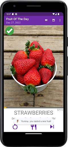 Fruit of the Day Screen 2
