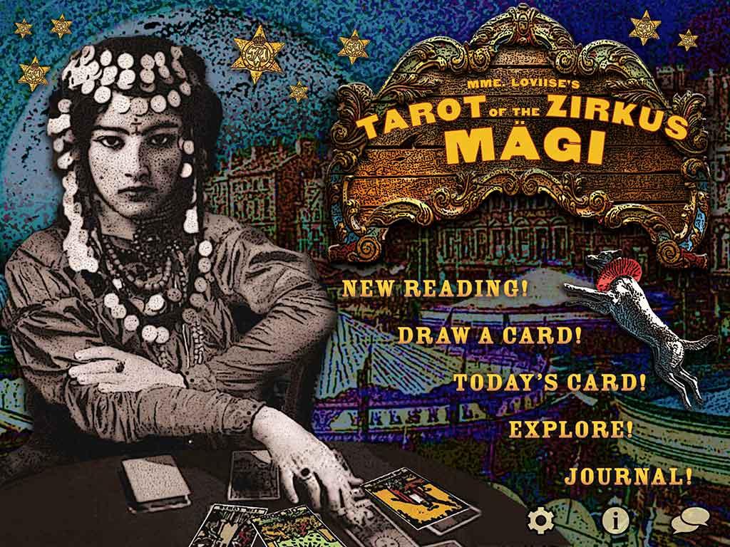 Android application Tarot of the Zirkus Mägi screenshort