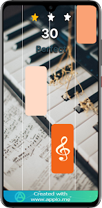 Piano Tiles With Song Music