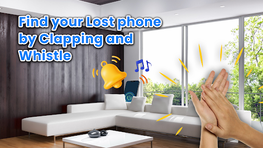 Android application Find My Phone By Clap Whistle screenshort