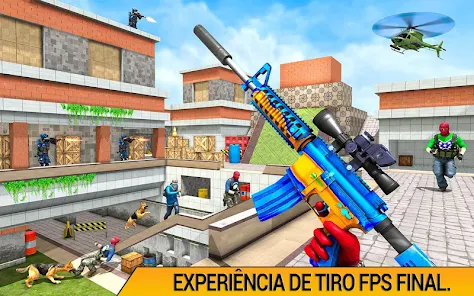 Faça download do Guerra FPS - Jogo de Tiro 3D MOD APK v2.0.0 (Remover  propagandas) para Android