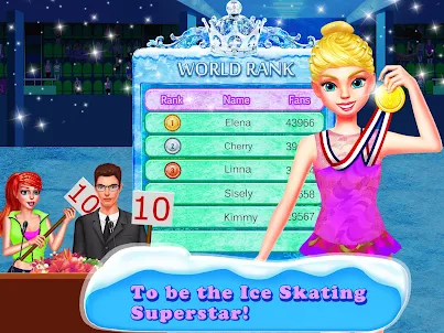 Ice Skating Ballerina: Winter
