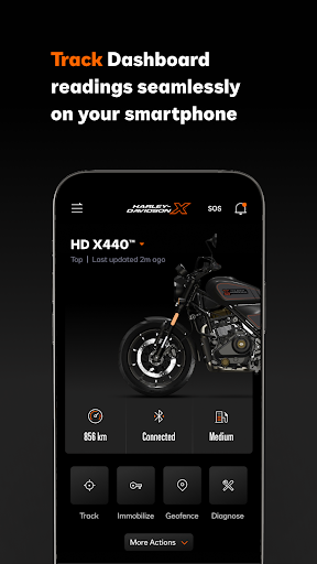 Android application Harley-Davidson Connect screenshort