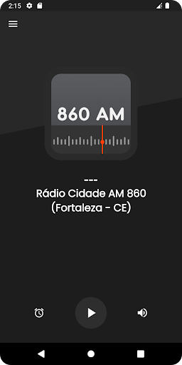Android application Rádio Cidade Fortaleza AM 860 screenshort