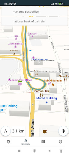Bahrain Offline Map Screen 2