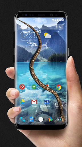Android application Snake in Hand Joke - iSnake screenshort