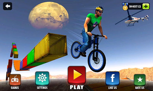 Android application Impossible BMX Bicycle Stunts screenshort