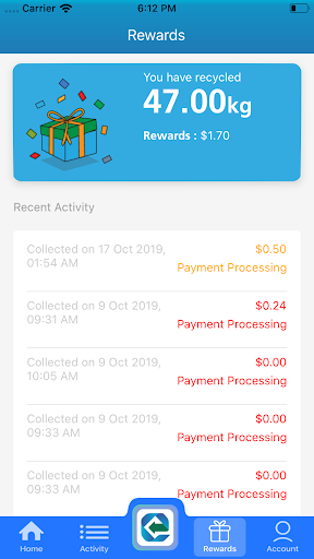 ezi – Recycling Made Easy Screen 3