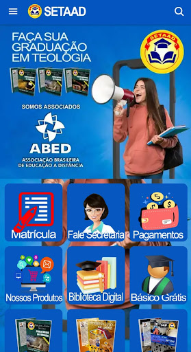 Android application SETAAD screenshort