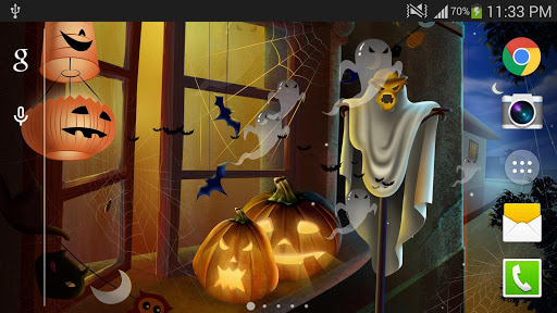 Android application Halloween Live Wallpaper screenshort