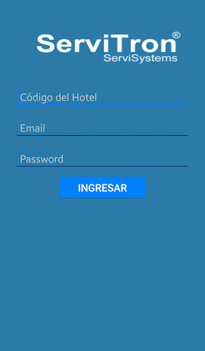 Android application ServiTron screenshort